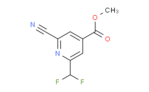 AM203842 | 1807195-99-8 | Methyl 2-cyano-6-(difluoromethyl)isonicotinate
