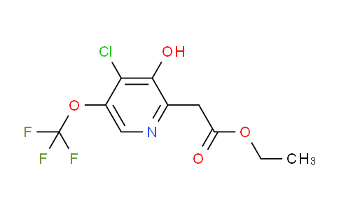 AM20385 | 1804771-54-7 | Ethyl 4-chloro-3-hydroxy-5-(trifluoromethoxy)pyridine-2-acetate