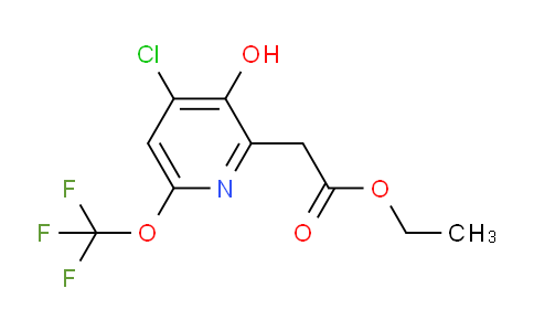 AM20387 | 1803673-37-1 | Ethyl 4-chloro-3-hydroxy-6-(trifluoromethoxy)pyridine-2-acetate