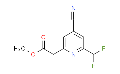 AM203882 | 1807259-09-1 | Methyl 4-cyano-2-(difluoromethyl)pyridine-6-acetate