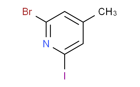 2-Bromo-6-iodo-4-methylpyridine