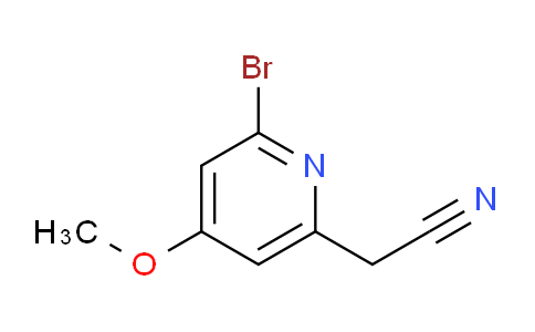 2-Bromo-4-methoxypyridine-6-acetonitrile