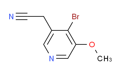 4-Bromo-3-methoxypyridine-5-acetonitrile