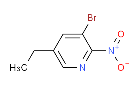 3-Bromo-5-ethyl-2-nitropyridine