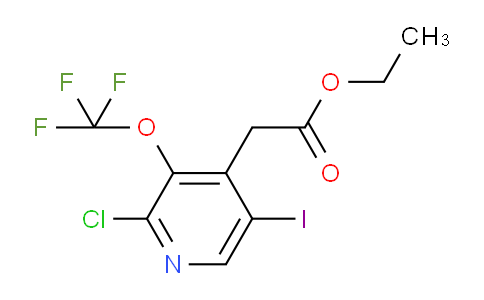 AM20407 | 1804592-97-9 | Ethyl 2-chloro-5-iodo-3-(trifluoromethoxy)pyridine-4-acetate