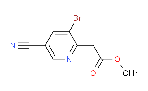 Methyl 3-bromo-5-cyanopyridine-2-acetate
