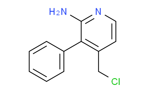 2-Amino-4-chloromethyl-3-phenylpyridine