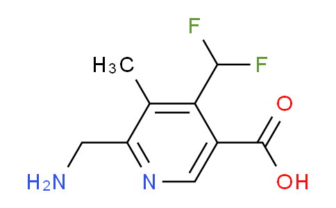 2-(Aminomethyl)-4-(difluoromethyl)-3-methylpyridine-5-carboxylic acid