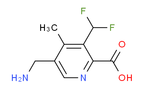 5-(Aminomethyl)-3-(difluoromethyl)-4-methylpyridine-2-carboxylic acid