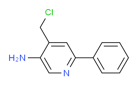 5-Amino-4-chloromethyl-2-phenylpyridine