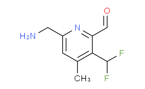 6-(Aminomethyl)-3-(difluoromethyl)-4-methylpyridine-2-carboxaldehyde