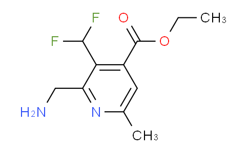 AM204293 | 1806046-87-6 | Ethyl 2-(aminomethyl)-3-(difluoromethyl)-6-methylpyridine-4-carboxylate