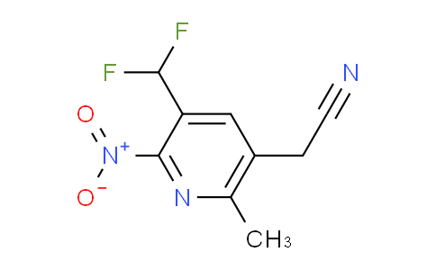AM204296 | 1806962-29-7 | 3-(Difluoromethyl)-6-methyl-2-nitropyridine-5-acetonitrile