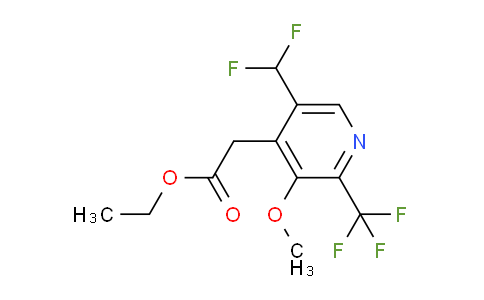 AM204308 | 1806996-63-3 | Ethyl 5-(difluoromethyl)-3-methoxy-2-(trifluoromethyl)pyridine-4-acetate
