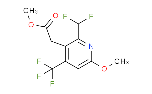 Methyl 2-(difluoromethyl)-6-methoxy-4-(trifluoromethyl)pyridine-3-acetate