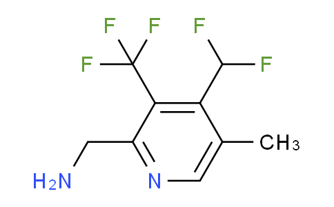 2-(Aminomethyl)-4-(difluoromethyl)-5-methyl-3-(trifluoromethyl)pyridine