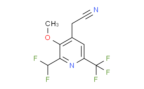 AM204326 | 1805615-36-4 | 2-(Difluoromethyl)-3-methoxy-6-(trifluoromethyl)pyridine-4-acetonitrile