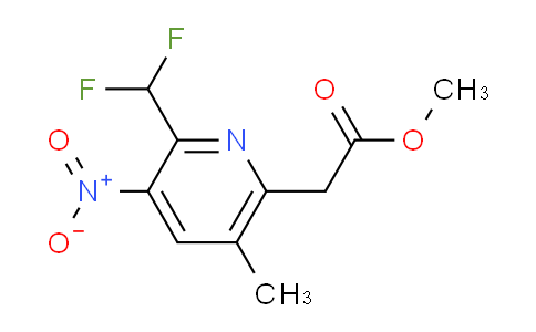 AM204331 | 1806041-20-2 | Methyl 2-(difluoromethyl)-5-methyl-3-nitropyridine-6-acetate