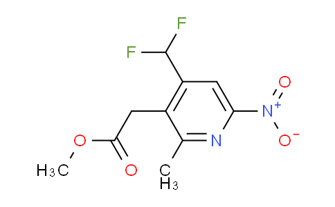 AM204333 | 1805069-19-5 | Methyl 4-(difluoromethyl)-2-methyl-6-nitropyridine-3-acetate