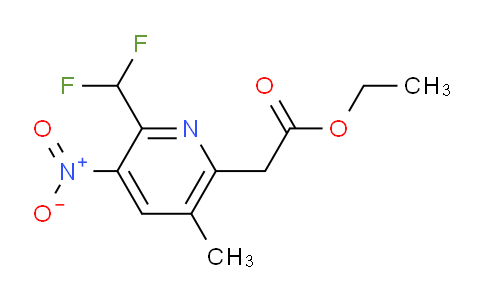AM204345 | 1805614-33-8 | Ethyl 2-(difluoromethyl)-5-methyl-3-nitropyridine-6-acetate