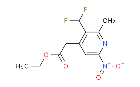 AM204348 | 1807041-12-8 | Ethyl 3-(difluoromethyl)-2-methyl-6-nitropyridine-4-acetate