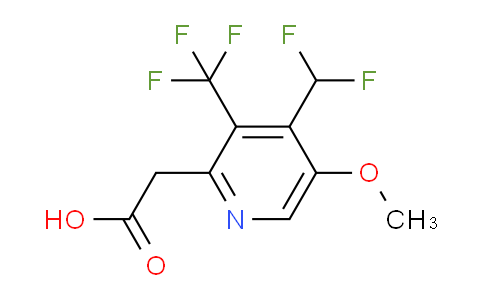 AM204350 | 1805121-15-6 | 4-(Difluoromethyl)-5-methoxy-3-(trifluoromethyl)pyridine-2-acetic acid