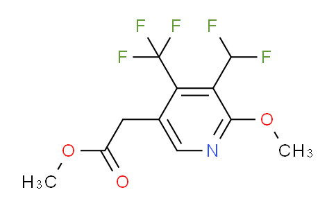 AM204352 | 1805623-01-1 | Methyl 3-(difluoromethyl)-2-methoxy-4-(trifluoromethyl)pyridine-5-acetate