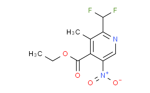 AM204353 | 1807039-29-7 | Ethyl 2-(difluoromethyl)-3-methyl-5-nitropyridine-4-carboxylate
