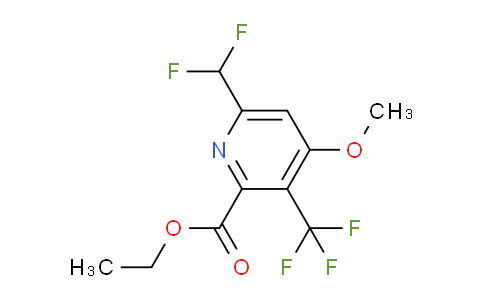 AM204356 | 1804871-35-9 | Ethyl 6-(difluoromethyl)-4-methoxy-3-(trifluoromethyl)pyridine-2-carboxylate