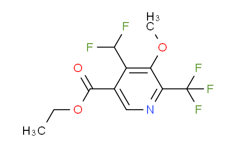 AM204360 | 1805439-63-7 | Ethyl 4-(difluoromethyl)-3-methoxy-2-(trifluoromethyl)pyridine-5-carboxylate