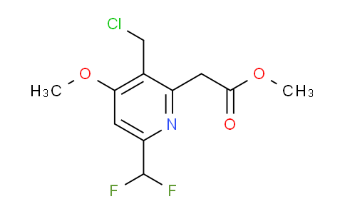 AM204389 | 1806885-73-3 | Methyl 3-(chloromethyl)-6-(difluoromethyl)-4-methoxypyridine-2-acetate