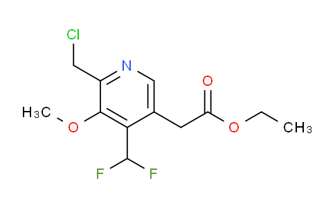 AM204393 | 1805206-47-6 | Ethyl 2-(chloromethyl)-4-(difluoromethyl)-3-methoxypyridine-5-acetate