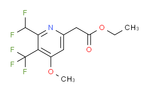 AM204394 | 1806964-98-6 | Ethyl 2-(difluoromethyl)-4-methoxy-3-(trifluoromethyl)pyridine-6-acetate