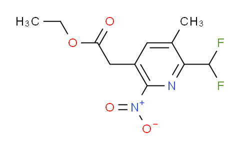 AM204400 | 1806041-34-8 | Ethyl 2-(difluoromethyl)-3-methyl-6-nitropyridine-5-acetate