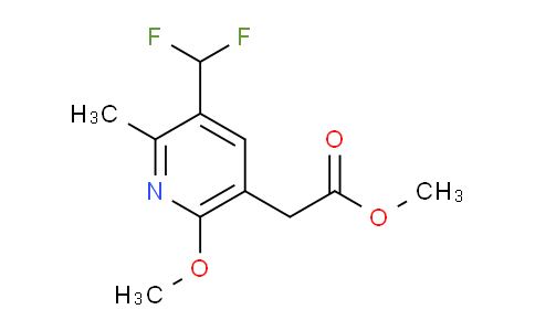 Methyl 3-(difluoromethyl)-6-methoxy-2-methylpyridine-5-acetate