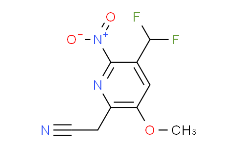 AM204432 | 1807139-01-0 | 3-(Difluoromethyl)-5-methoxy-2-nitropyridine-6-acetonitrile