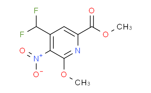 AM204436 | 1805199-30-7 | Methyl 4-(difluoromethyl)-2-methoxy-3-nitropyridine-6-carboxylate