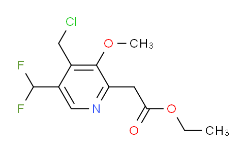 AM204460 | 1806955-90-7 | Ethyl 4-(chloromethyl)-5-(difluoromethyl)-3-methoxypyridine-2-acetate