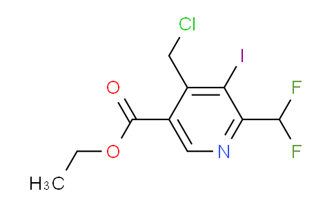 AM204468 | 1807103-76-9 | Ethyl 4-(chloromethyl)-2-(difluoromethyl)-3-iodopyridine-5-carboxylate