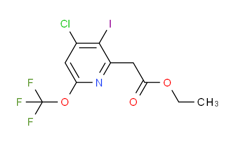 AM20447 | 1804593-19-8 | Ethyl 4-chloro-3-iodo-6-(trifluoromethoxy)pyridine-2-acetate