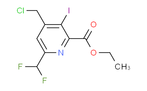 AM204470 | 1805623-86-2 | Ethyl 4-(chloromethyl)-6-(difluoromethyl)-3-iodopyridine-2-carboxylate