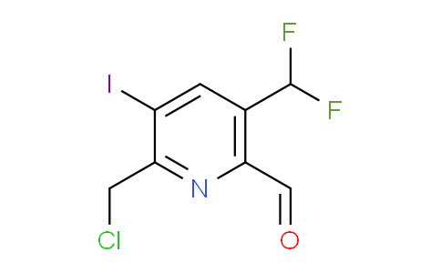 AM204481 | 1806992-79-9 | 2-(Chloromethyl)-5-(difluoromethyl)-3-iodopyridine-6-carboxaldehyde