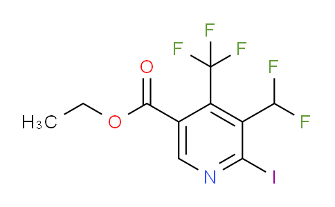 AM204503 | 1805614-16-7 | Ethyl 3-(difluoromethyl)-2-iodo-4-(trifluoromethyl)pyridine-5-carboxylate