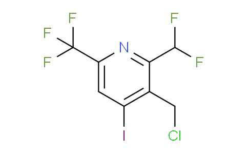 3-(Chloromethyl)-2-(difluoromethyl)-4-iodo-6-(trifluoromethyl)pyridine