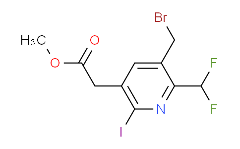 AM204507 | 1805150-95-1 | Methyl 3-(bromomethyl)-2-(difluoromethyl)-6-iodopyridine-5-acetate