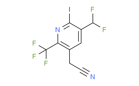 AM204525 | 1805552-39-9 | 3-(Difluoromethyl)-2-iodo-6-(trifluoromethyl)pyridine-5-acetonitrile
