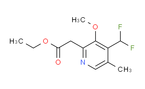 AM204527 | 1805436-81-0 | Ethyl 4-(difluoromethyl)-3-methoxy-5-methylpyridine-2-acetate