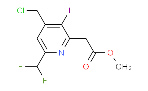 AM204529 | 1805145-25-8 | Methyl 4-(chloromethyl)-6-(difluoromethyl)-3-iodopyridine-2-acetate