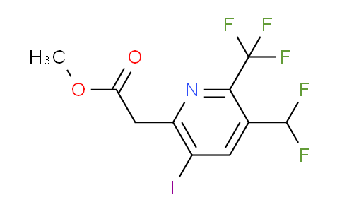 AM204533 | 1806955-20-3 | Methyl 3-(difluoromethyl)-5-iodo-2-(trifluoromethyl)pyridine-6-acetate