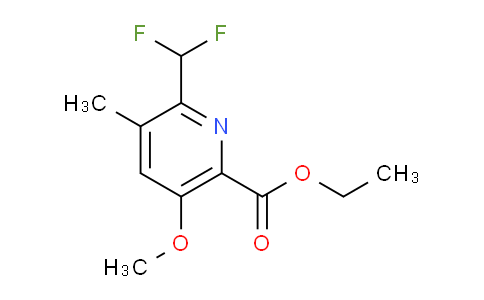 AM204536 | 1805463-52-8 | Ethyl 2-(difluoromethyl)-5-methoxy-3-methylpyridine-6-carboxylate